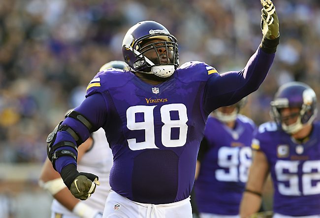 Vikings' Linval Joseph piling up sacks against NFL MVPs