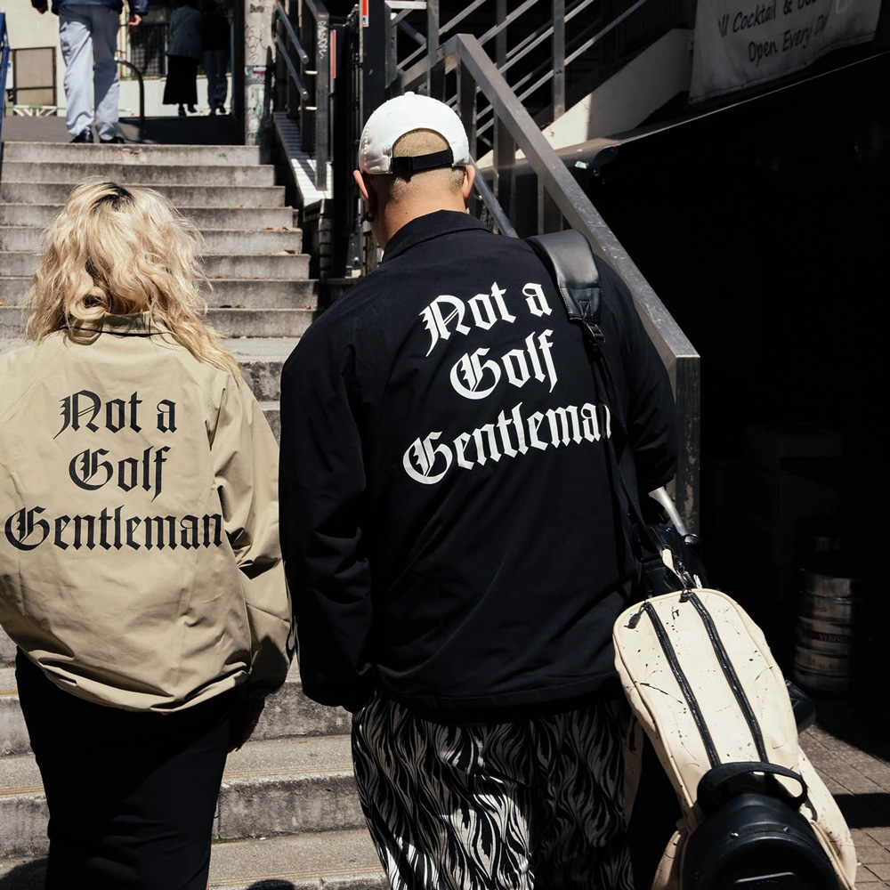 キャプテンズヘルム ゴルフ ナスティー ロゴ コーチ ジャケット