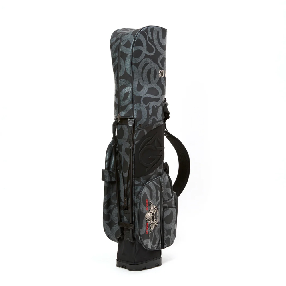 キャリー × オムニックス ゴルフ スネーク パターン キャディー バッグ