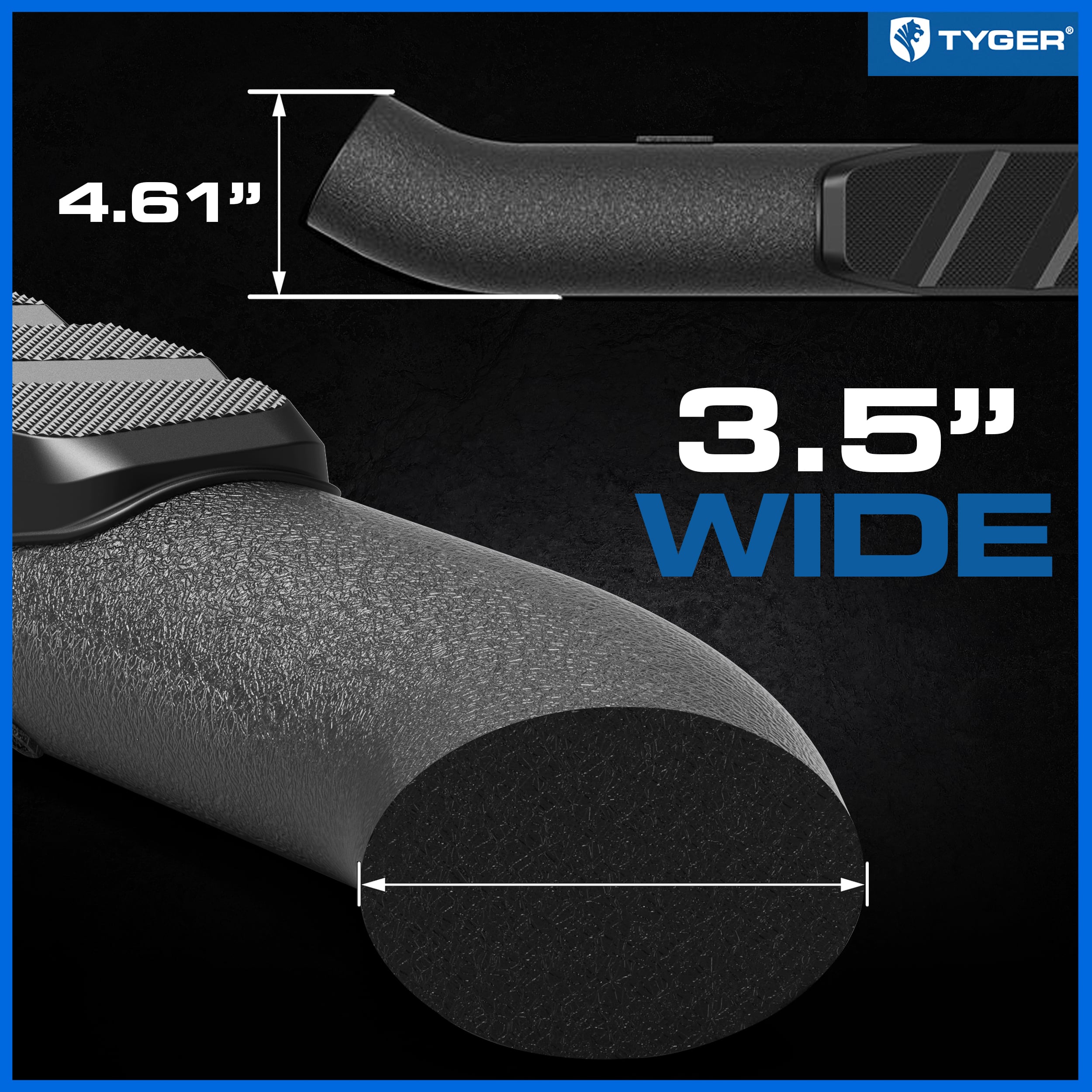 TYGER Rider 3.5in fit 2007-2021 Toyota Tundra | CrewMax