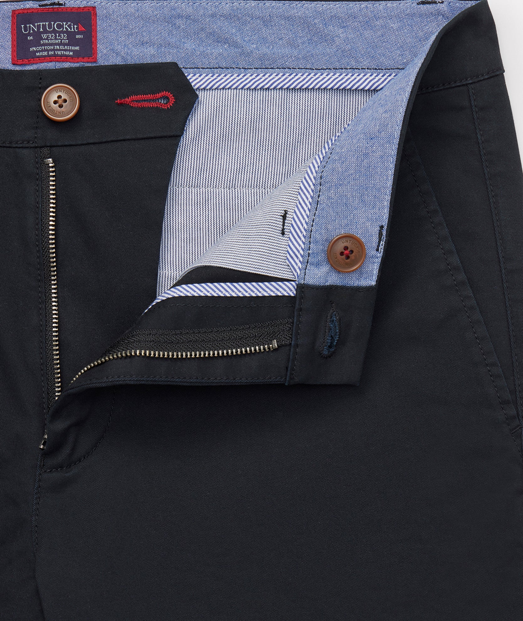 Classic Chino Pants Black | UNTUCKit