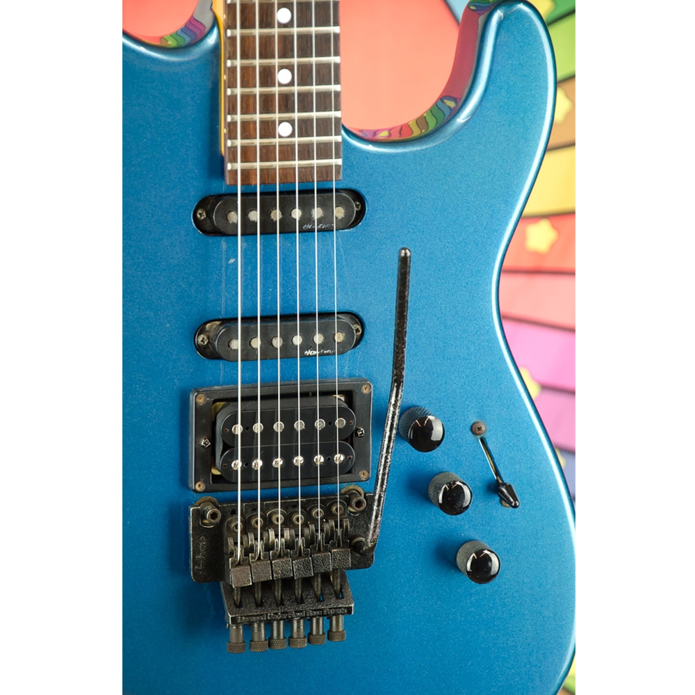Uncle Ike's Music & Sound - Vintage 80's Charvel Model 3, Blue