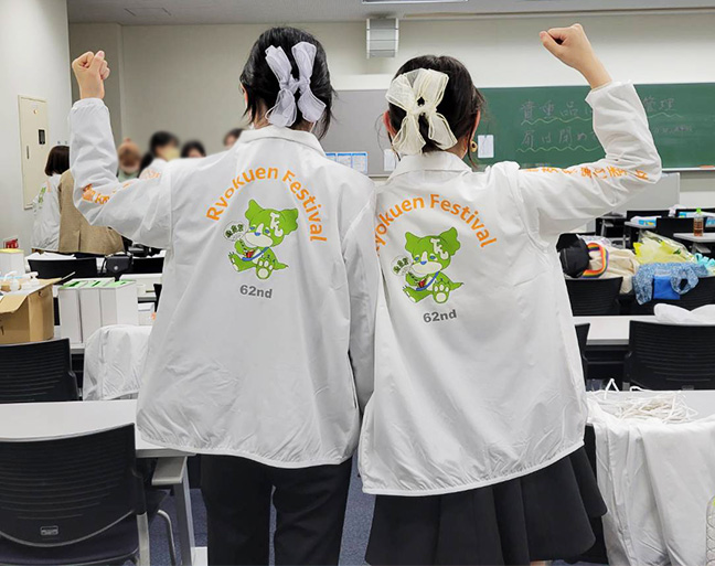 実績写真のご紹介：マイクロリップストップスタッフジャケット（一重