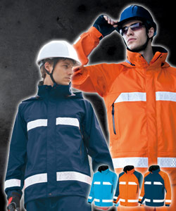 通年]【ディアプレックス】全天候型セーフティレインジャケット(61