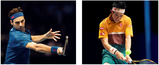 ロジャー・フェデラー選手、錦織 圭選手着用モデルの 新作ウエアを1月