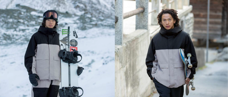 平野歩夢選手と共同開発のスノーボードウェア2021年モデル 12月6日（月