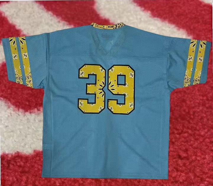 Supreme Bandana Football Jersey Blue SS25 – UniqueHype
