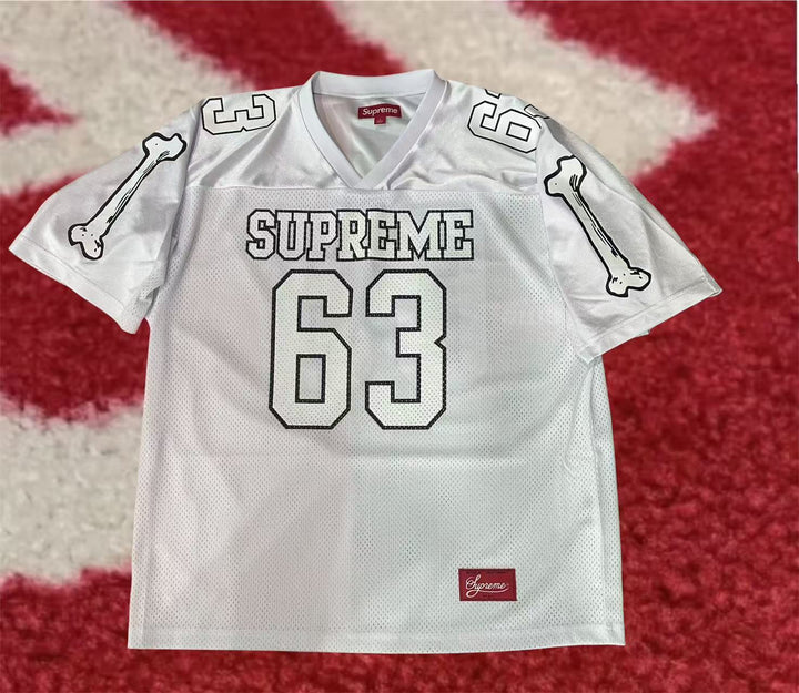 Supreme Bones Football Jersey White FW25 – UniqueHype