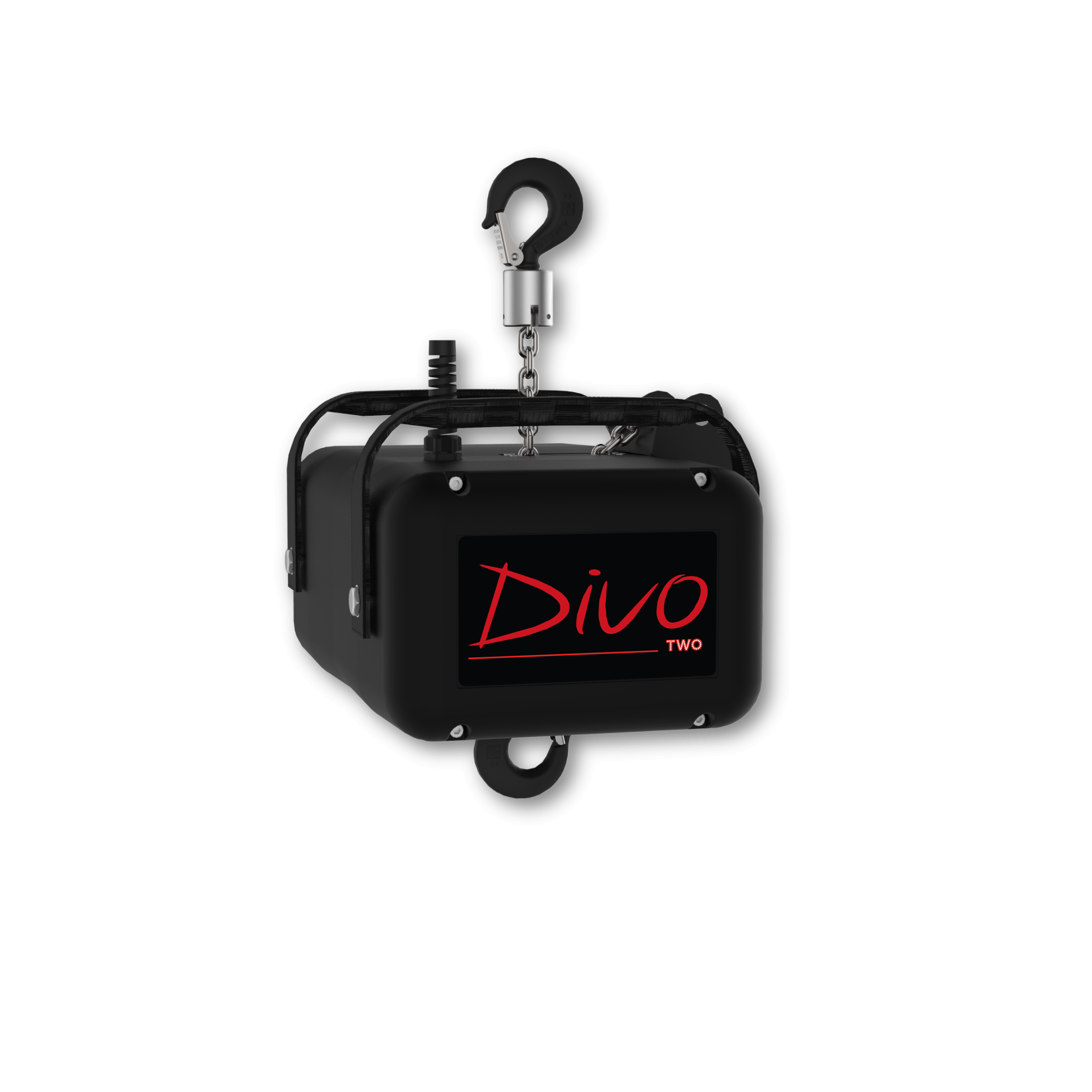 Electric chain hoist Divo TWO with 250kg capacity and 8m/min hook