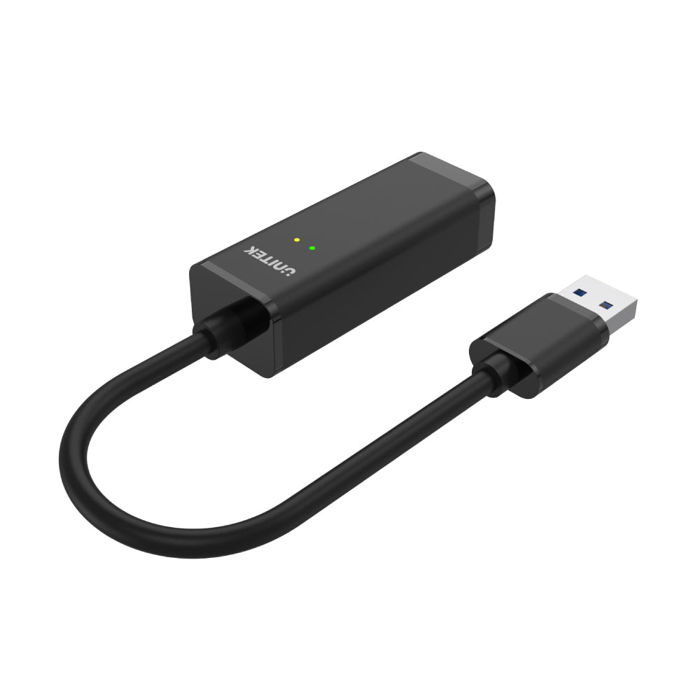 USB 3.0 - ギガビットイーサネットアダプター（ブラック） | UNITEK