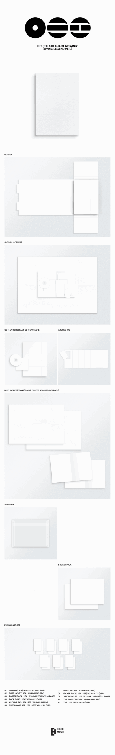 BTS The 5th Album 'ARIRANG'発売決定！1月16日(金)より予約販売