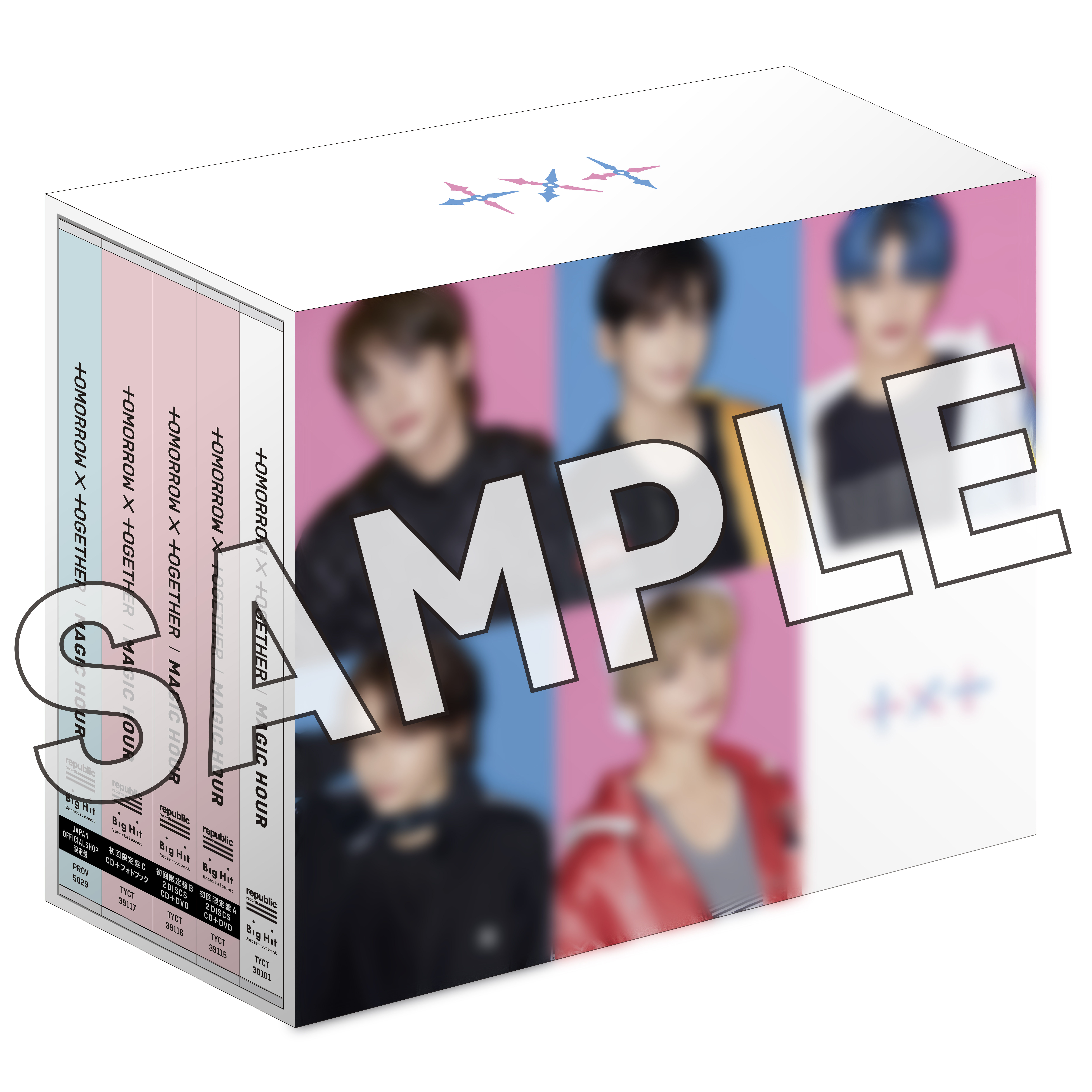 日本デビューシングル「MAGIC HOUR」のジャケット写真 & 店舗別セット