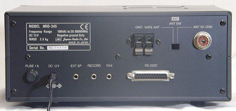 JRC NRD-345, Japan Radio nrd345