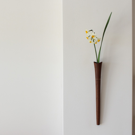 掛花入 / 木の小物、木工作家の手仕事[ 家具工房 UNOKA ]