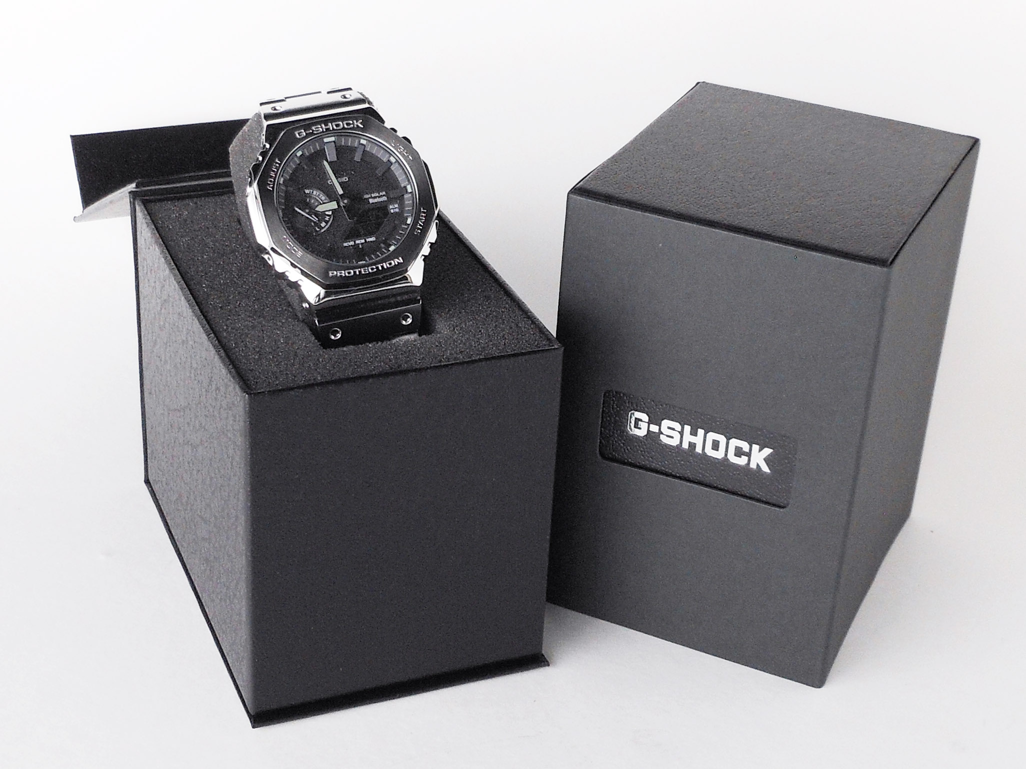 G-SHOCK＞GM-B2100D-1AJF/フルメタル/シルバー | 静岡の宝石・時計専門