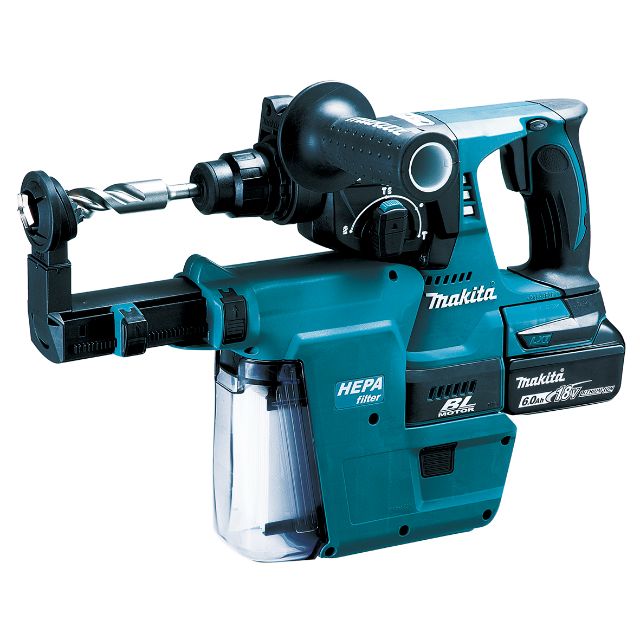 マキタ HR244DRGXV 24mm 充電式ハンマードリル 18V-6.0Ah(集じん