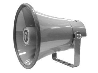 ノボル電機 NK-310 トランス内蔵型金属製ホーンスピーカー(10W) ウエダ