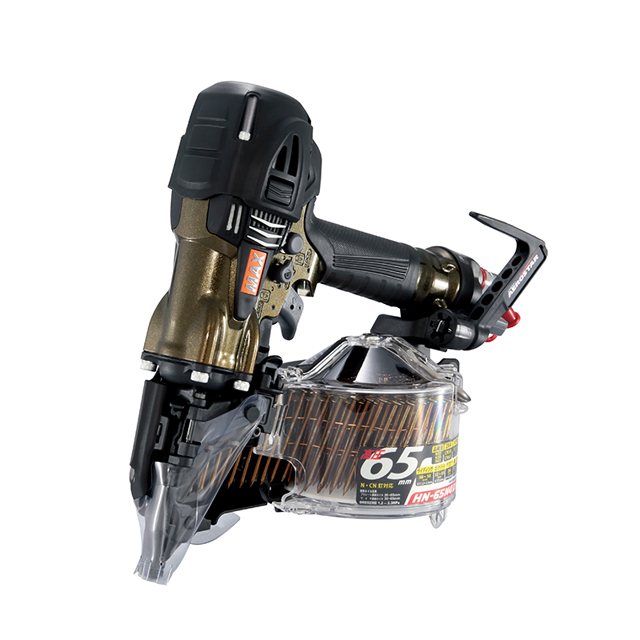 MAX HN-65N4(D)-MG 65mm釘打ち機 スーパーネイラ ミリタリーグリーン