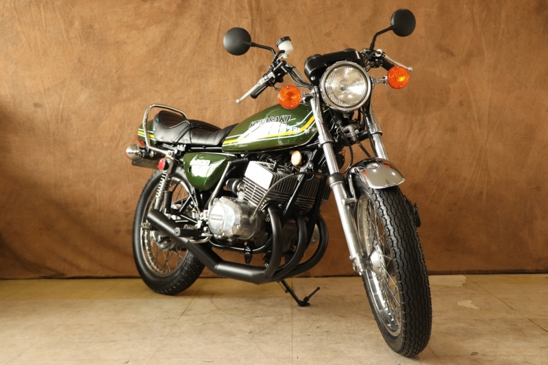 KH400(A3) '76 D.GREEN｜SOLD OUT｜旧車・絶版バイクならウエマツ