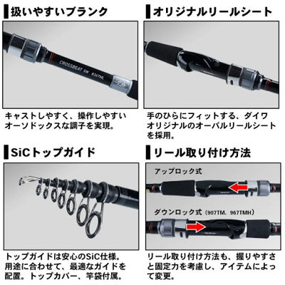 ダイワ クロスビート SW 836TML - 上島釣具店