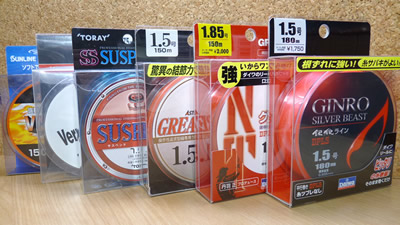 フカセ釣り用ナイロン道糸の考察・インプレッション - フカセでチヌ！