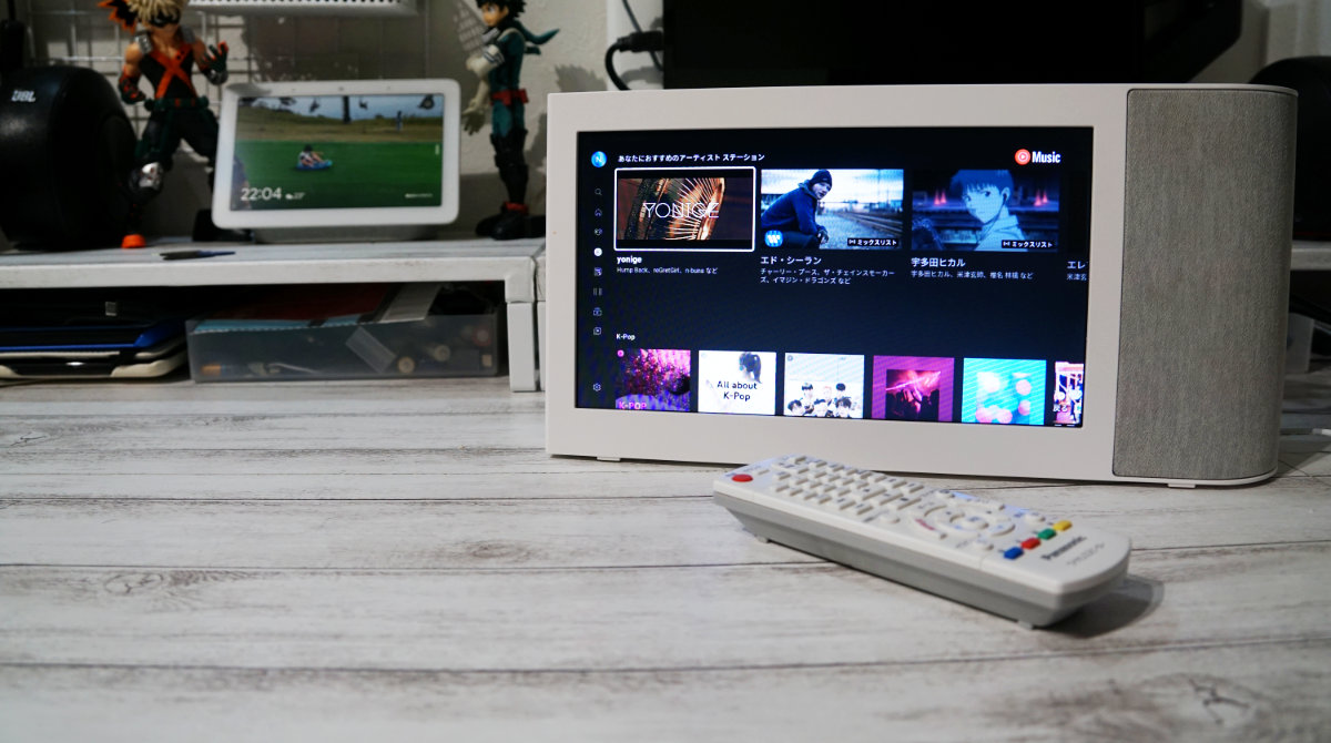 SC-VA1】YouTubeやNetflixが楽しめるモニター付き高音質スピーカー