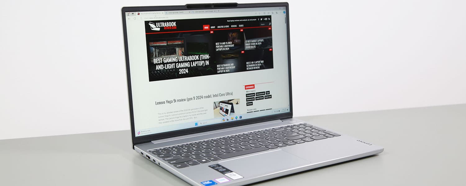 Lenovo IdeaPad Slim 5 15 review (15IRU9 model, Core 7 150U, IPS)