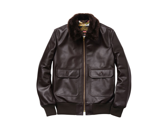 Supreme - Schott Leather Flight Jacket - UG.SHAFT