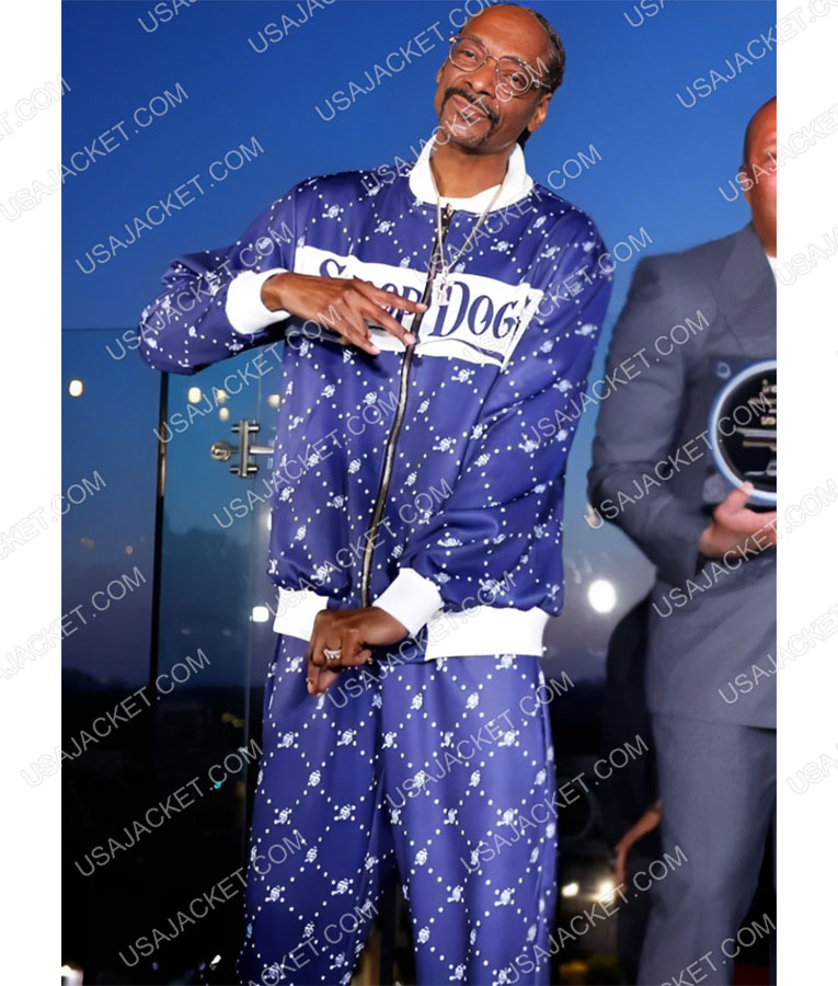 Snoop Dogg Hip Hop ASCAP Award Tracksuit | New Arrival Blue Tracksuit
