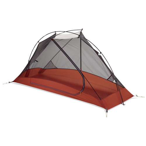 MSRの超軽量テント、カーボンリフレックス1と2 収納はグラナイトギアで