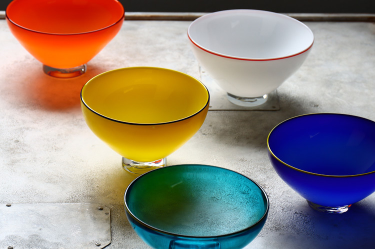 生島賢 カラーリップラップボウルD ｜ 暮らしのうつわ花田 和食器 通販