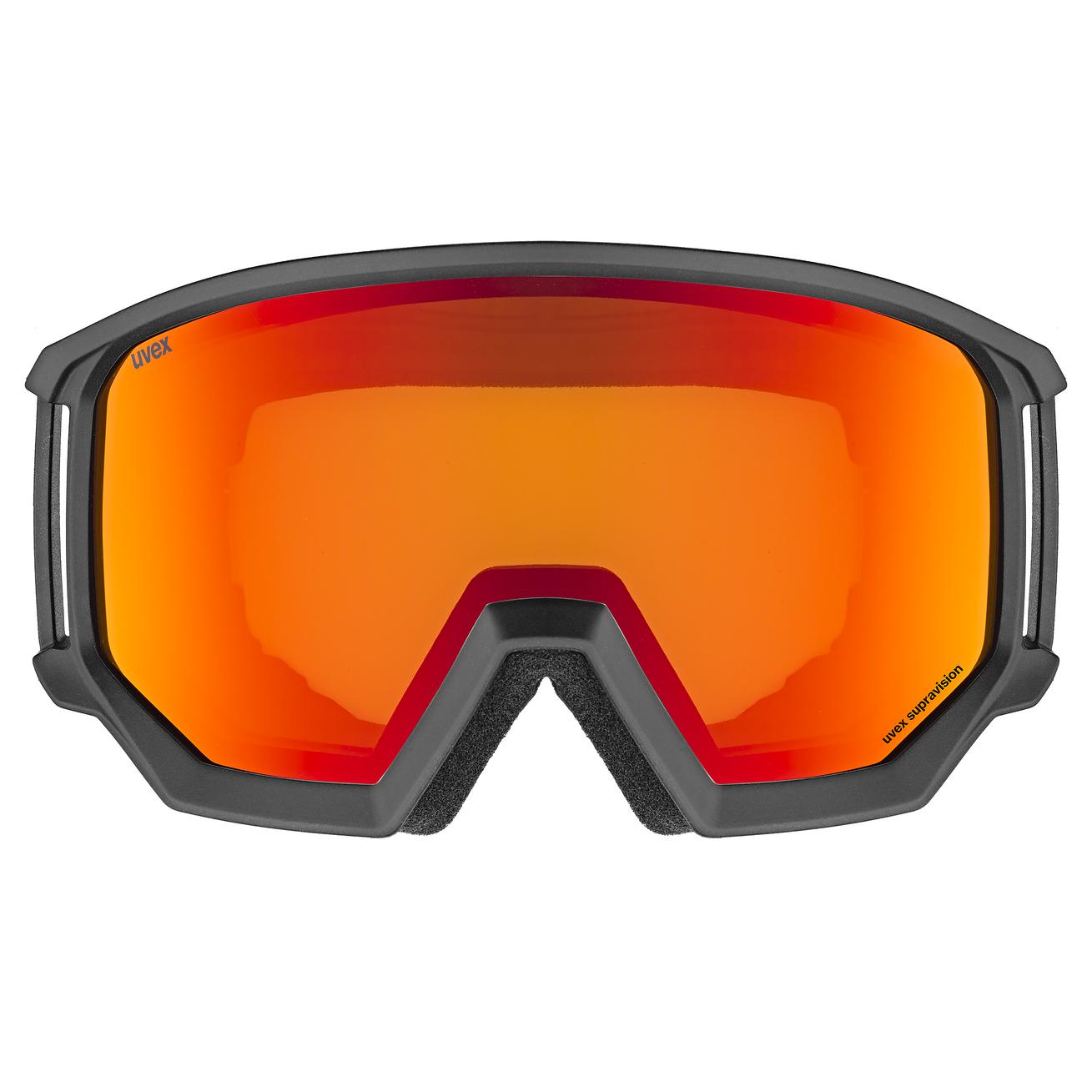 uvex athletic FM black matt mirror red 39 % | Ski goggles | uvex