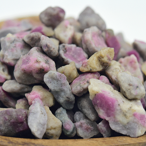 蛍光鉱物 ルビーインフェルドスパー 原石｜Sサイズ｜約200gセット｜