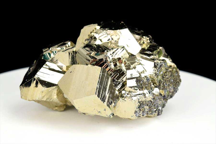 パイライト 黄鉄鉱 ペルー・ワンサラ鉱山産｜クラスター｜原石｜鉱物