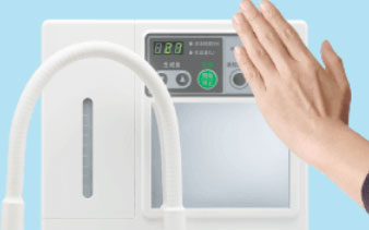 微酸性次亜塩素酸水生成装置「コア・クリーン」食中毒や感染予防対策に。