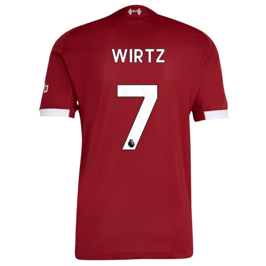 adidas Liverpool Wirtz 7 Long Sleeve Home Shirt 2025-2026