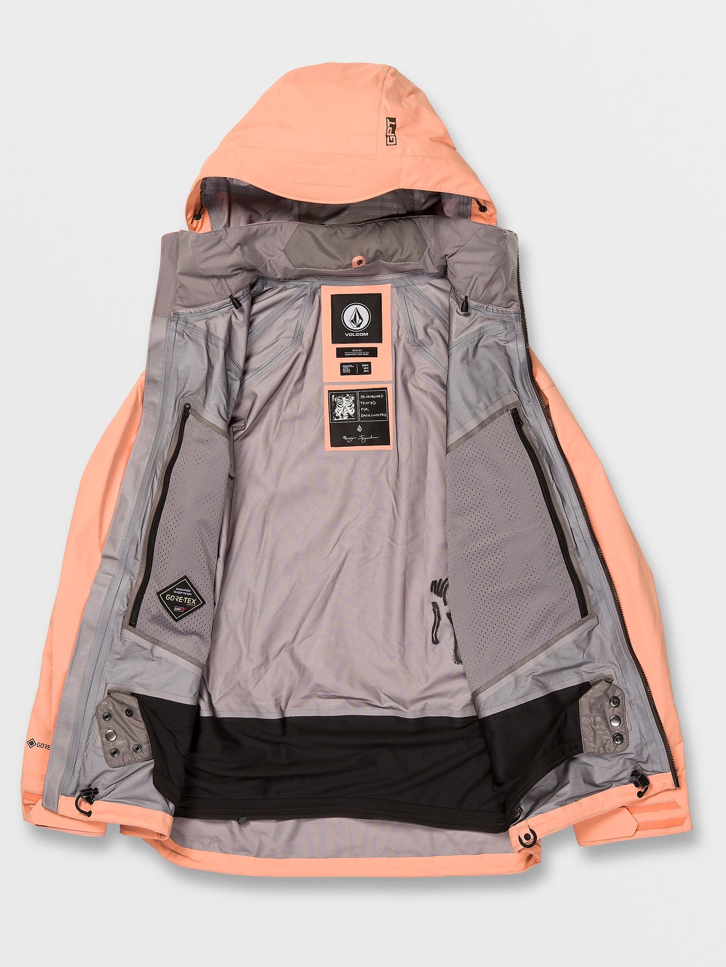 Guch Stretch Gore-Tex Jacket - PEACH - Men - Volcom EU – Volcom Europe