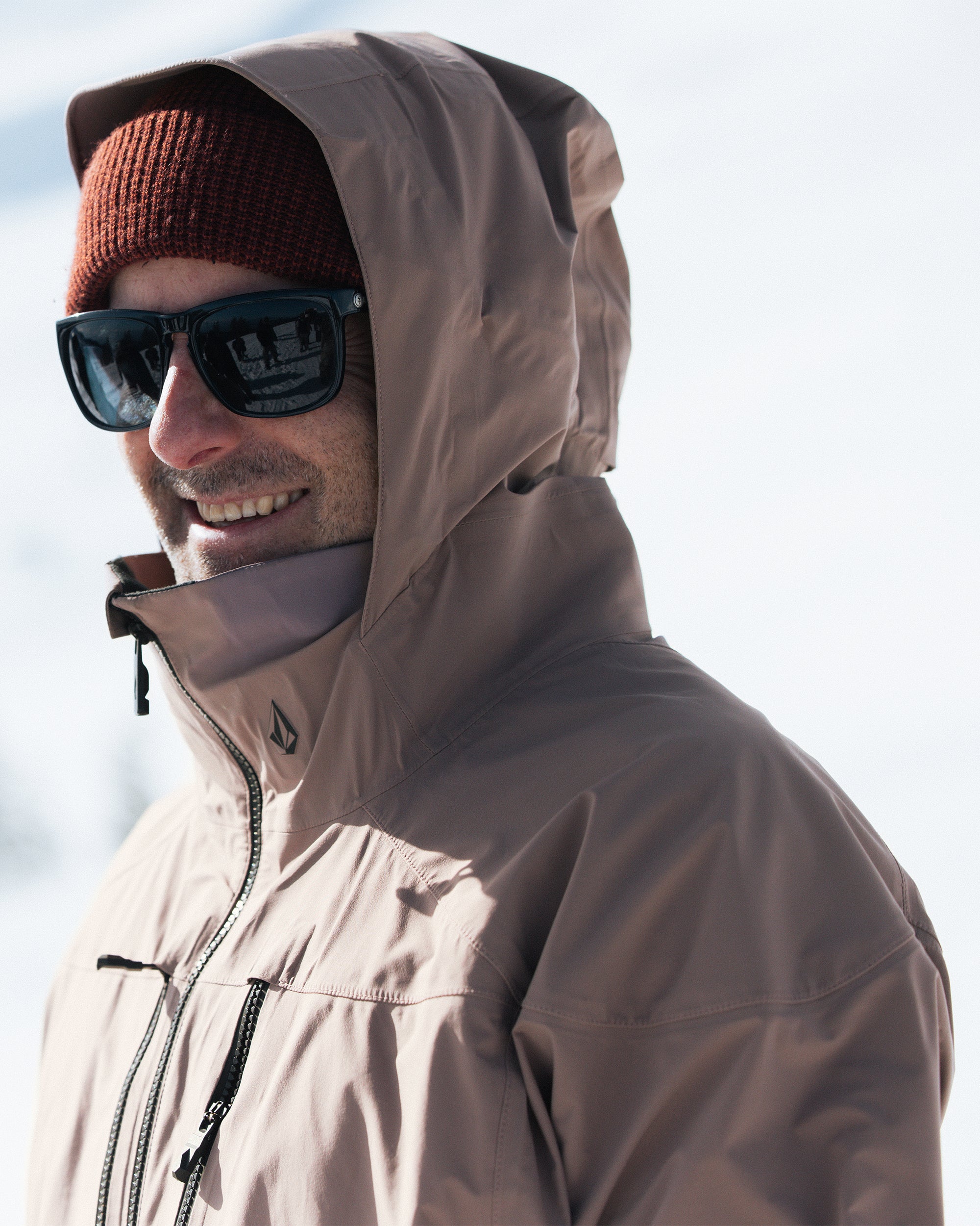 Guch Stretch Gore-tex Jacket - Mauve - Men - Volcom EU – Volcom Europe