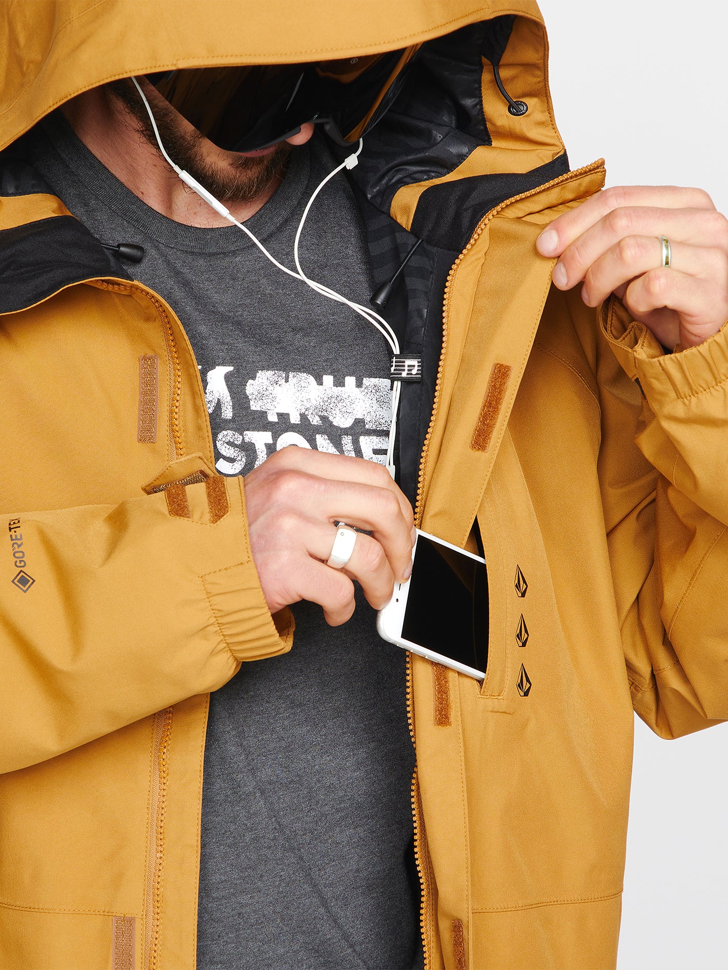 Dua Insulated Gore-Tex Jacket - Caramel | Volcom Europe