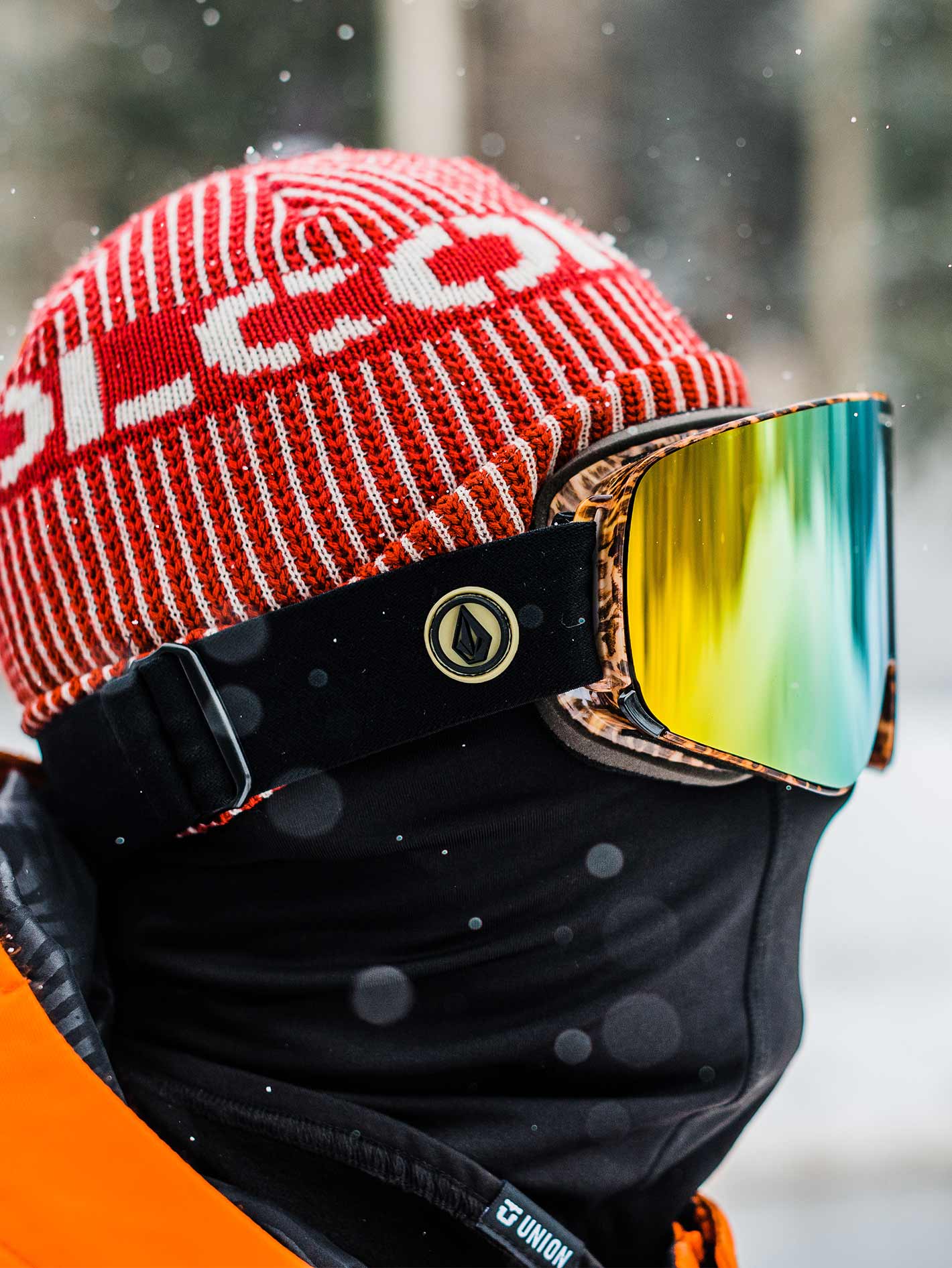 Odyssey Giraffe/Black Goggle (+ Bonus Lens) - Gold Chrome | Volcom