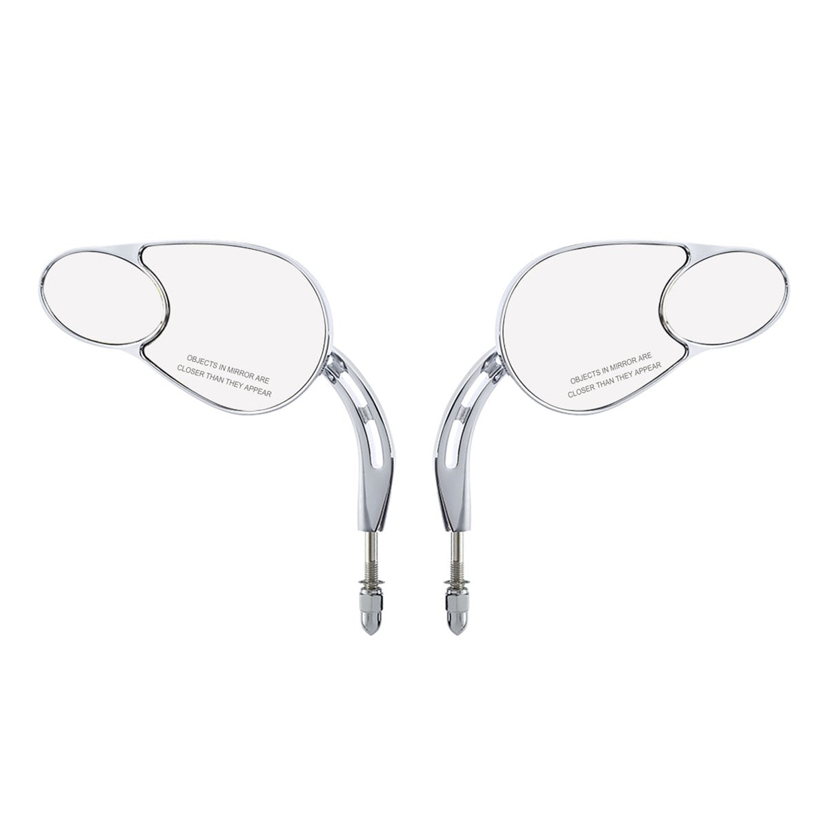 Voodoo Cycle House Custom Split Vision Mirrors For Harley-Davidson