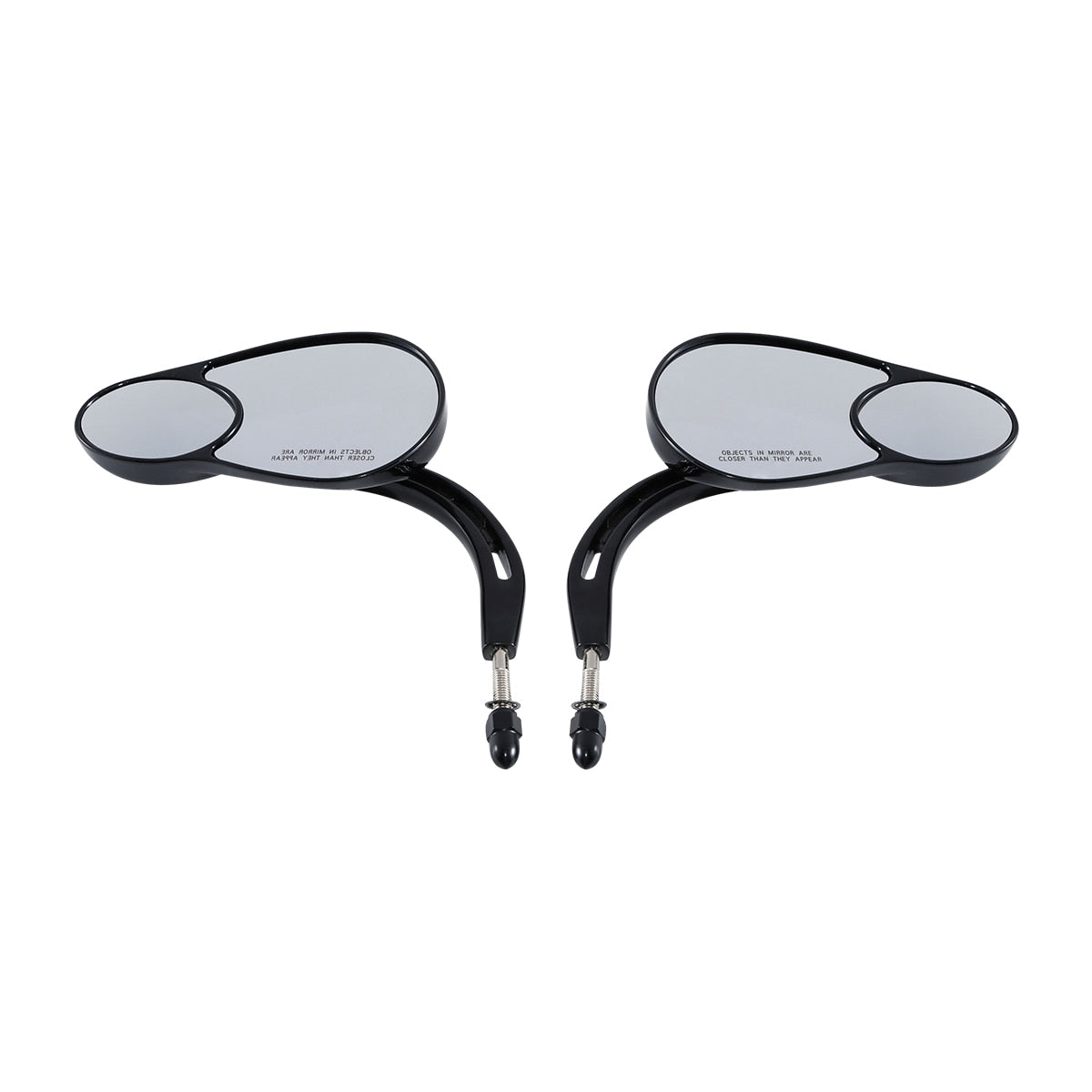 Voodoo Cycle House Custom Split Vision Mirrors For Harley-Davidson