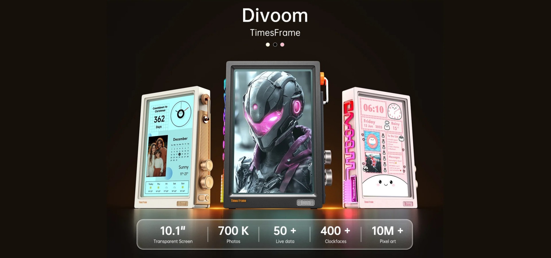 Divoom Times Frame Digital Picture Frames