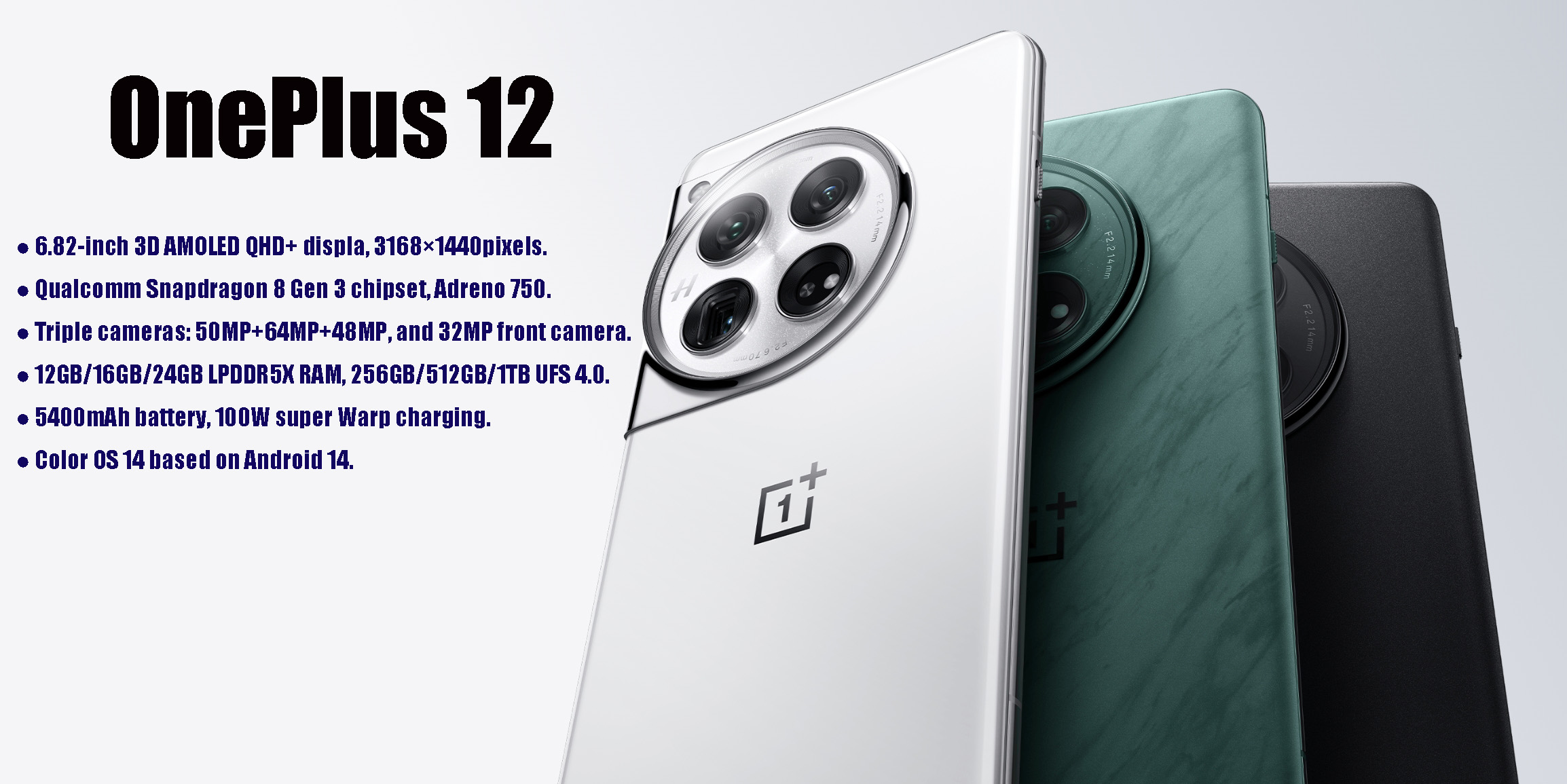 OnePlus 12 5G Android Smartphone