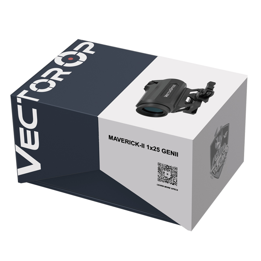 Maverick-II 1×25 GenII Red Dot Sight Motion Sensor ｜ Vector