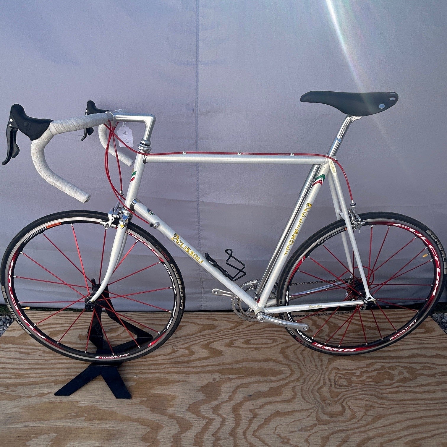 Pelizzoli Italian Vintage Bicycle #21 58 cm Campy Record 10