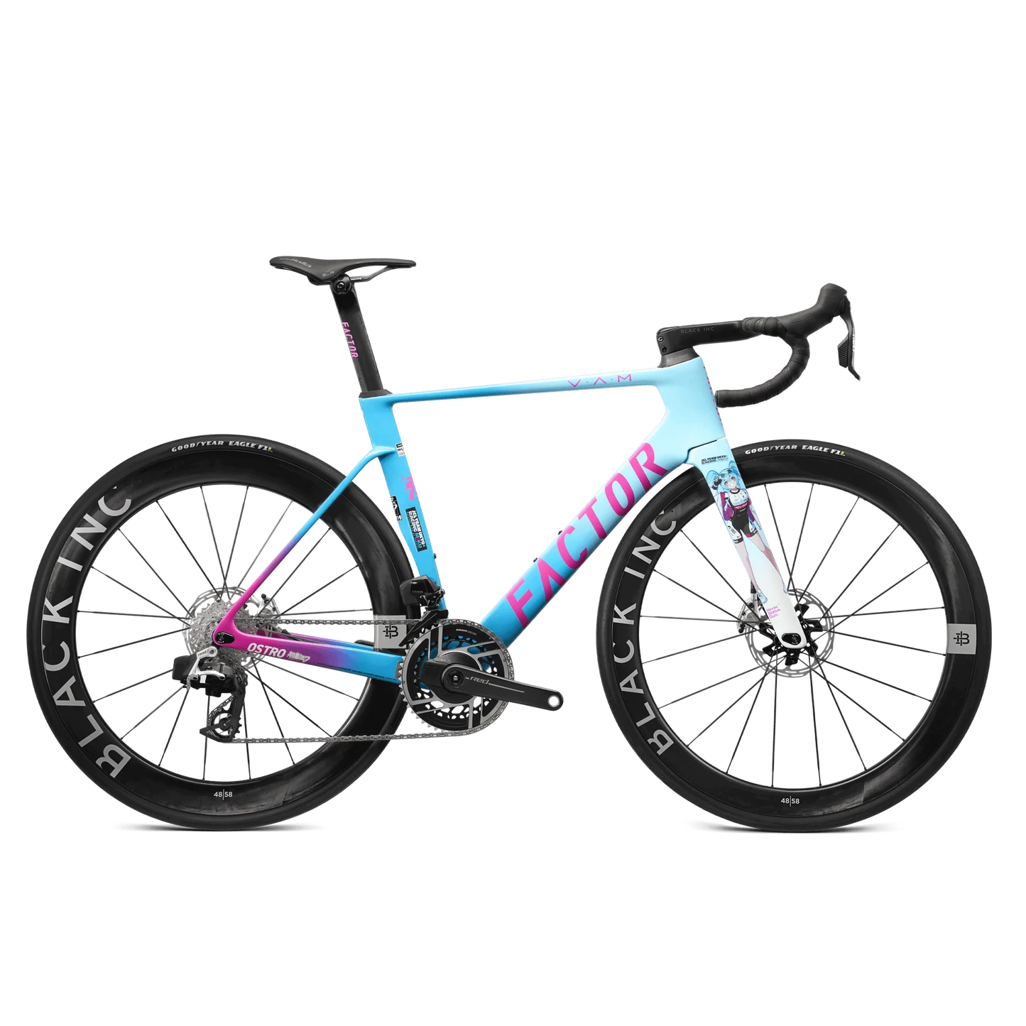 FACTOR OSTRO VAM Road Bike Sram Red E1 Power Meter Black Inc