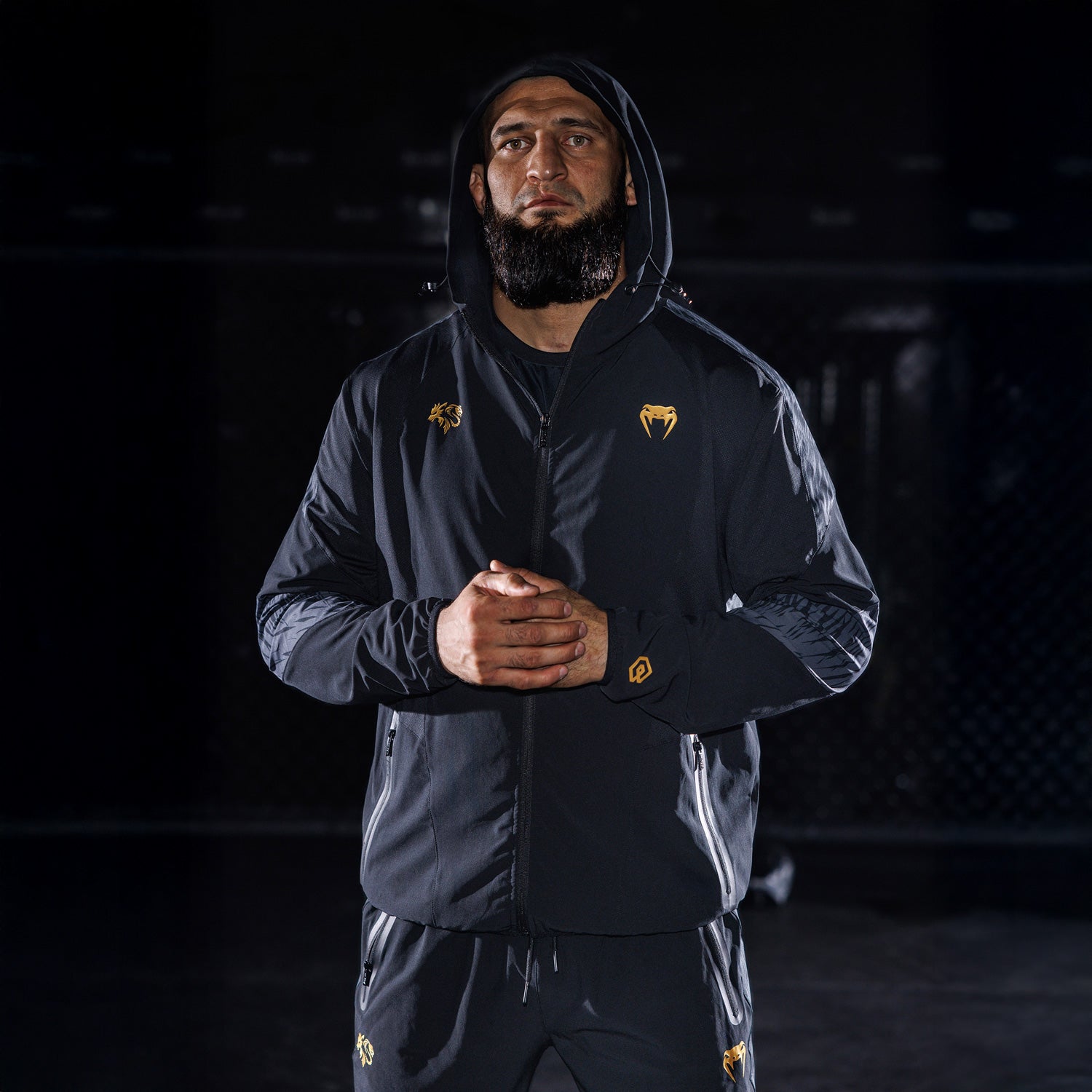 Venum x Chimaev Track Jacket - Black/Grey - Venum