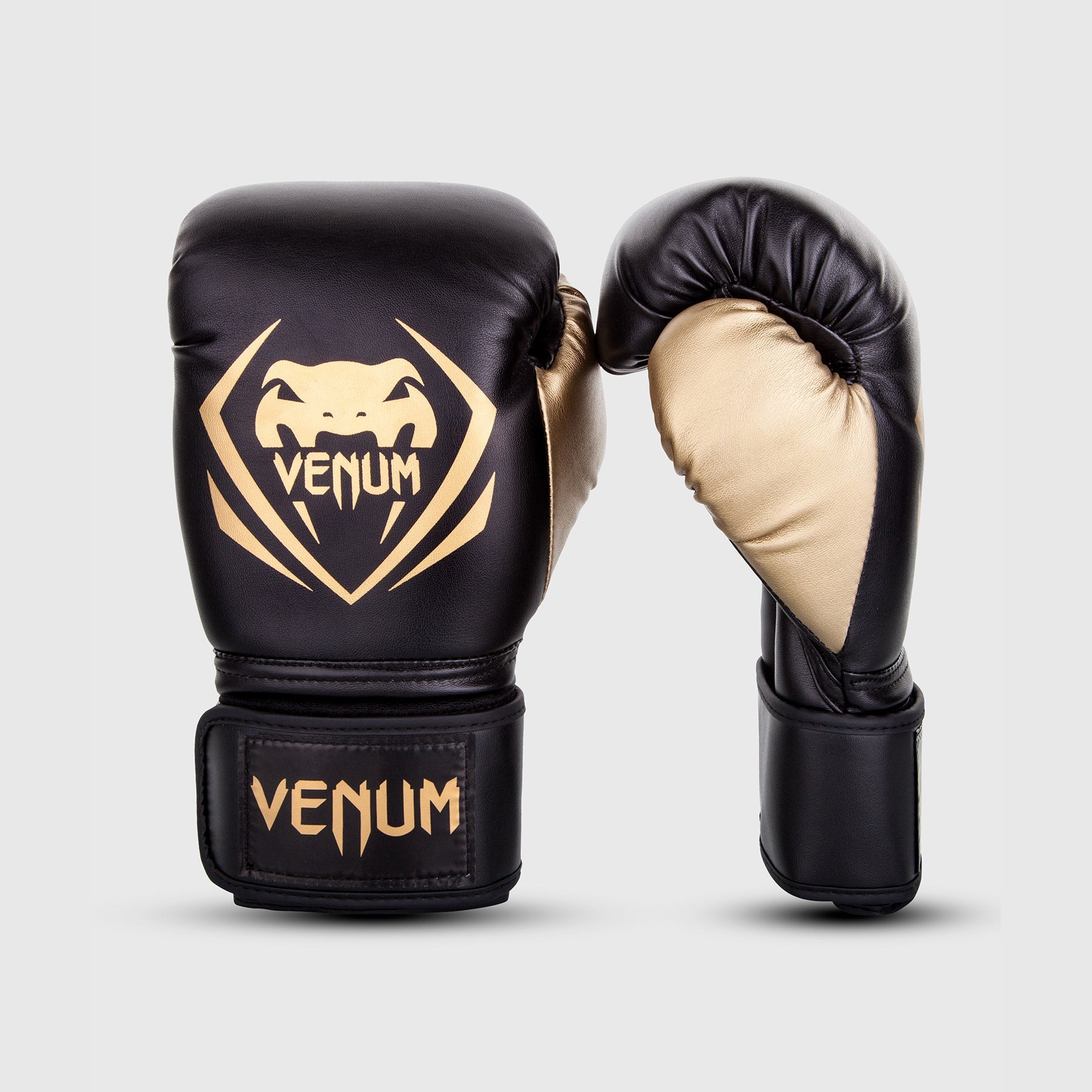 Venum Contender Boxing Gloves - Black/Gold - Venum