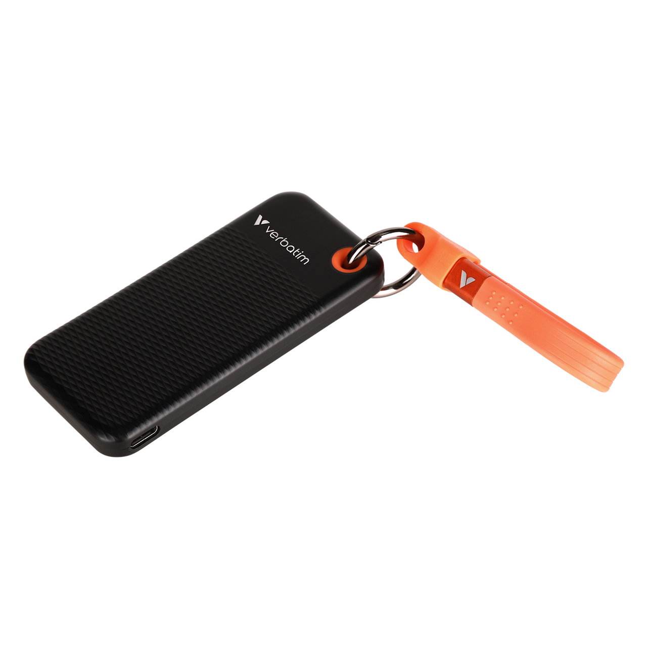 Pocket SSD | USB-C | 1TB | Black SSD/Orange Cable | Verbatim
